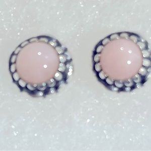 Pandora October birthstone stud earrings